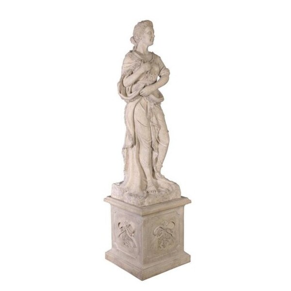 Four Seasons Winter Statue With Plinth